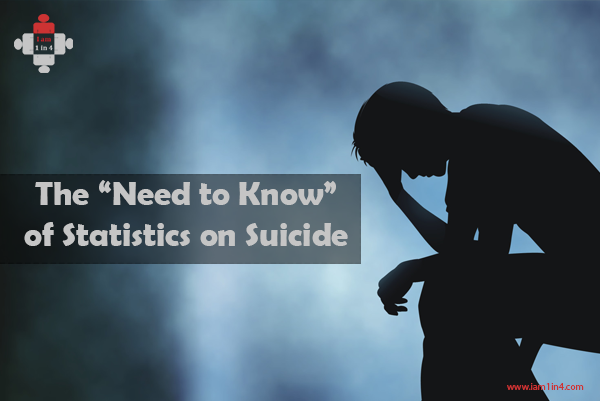 The “Need to Know” of Statistics on Suicide - I am 1 in 4